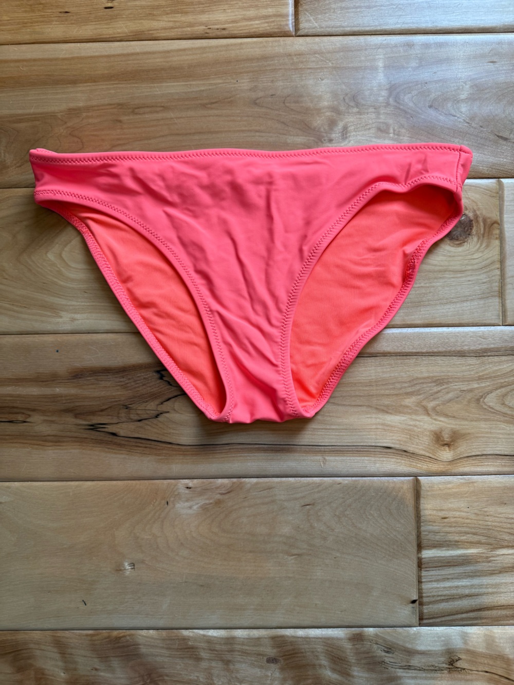 aerie Neon Coral Bikini Bottoms